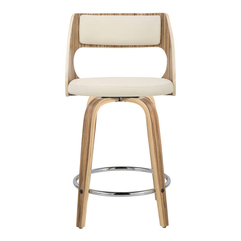 Carson Carrington Alingsas Mid-century Modern Counter Stool (Set of 2)