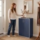 preview thumbnail 3 of 29, DH BASIC Modern Stackable Storage Organizer Bookcase with Doors