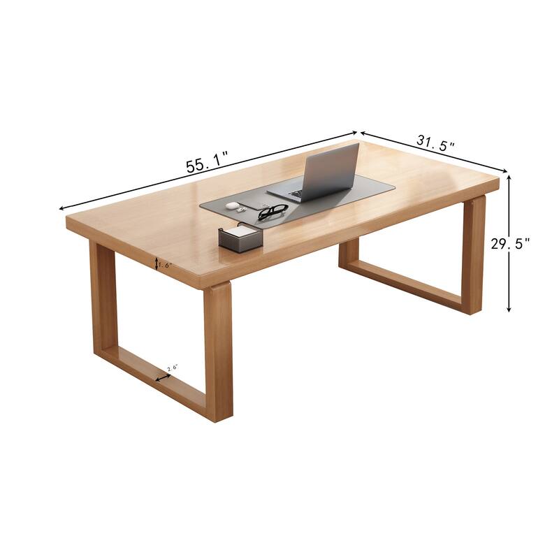 Executive Office Desk, Large Modern Computer Workstation Table