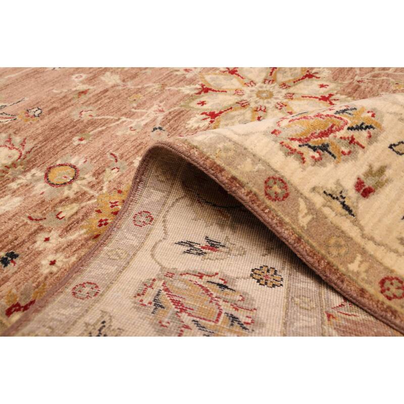 ECARPETGALLERY Hand-knotted Jamshidpour Brown Wool Rug - 5'6 x 8'1