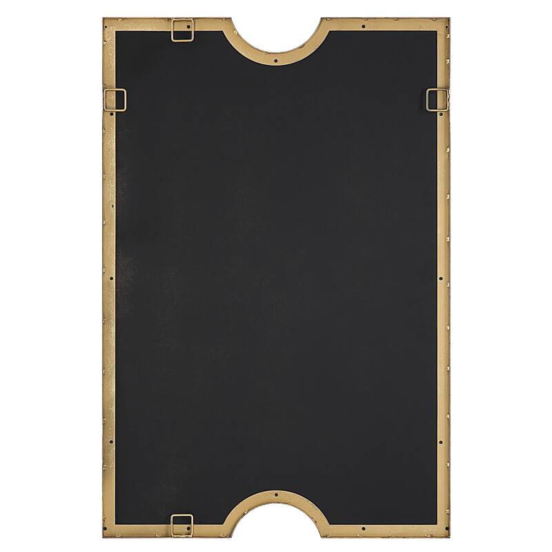 Uttermost Ticket Gold Vanity Mirror - 24.25"W x 36.13"H x 1.13"D