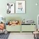 preview thumbnail 5 of 19, Costway Kids Toy Box withSafety Hinge Wood Storage Chest Flip-Top - See Details