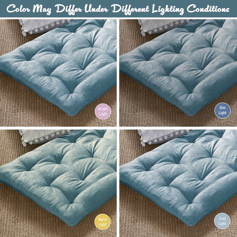 Intelligent Designs Arwen Poly Chenille Lounge Floor Pillow