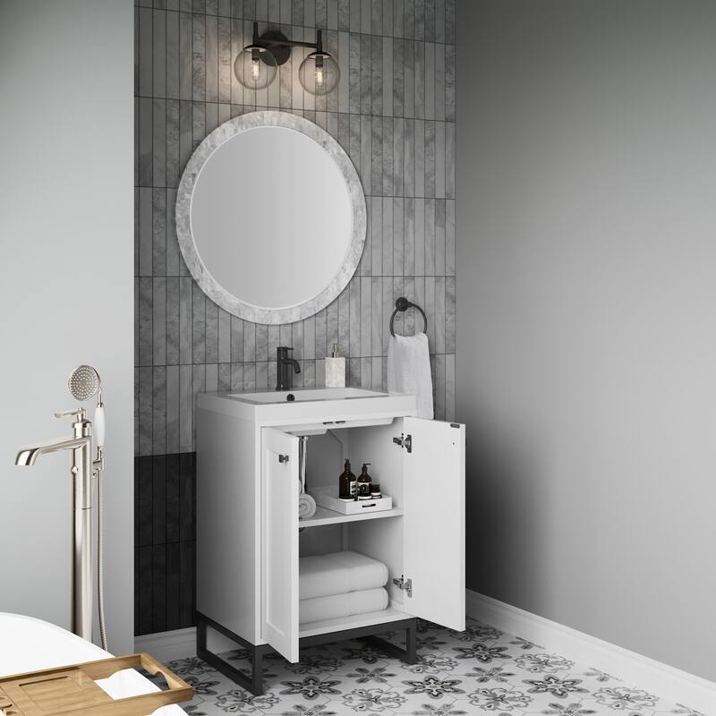 James Martin Vanities 533V24MBKWG Chianti 24" Free Standing Single