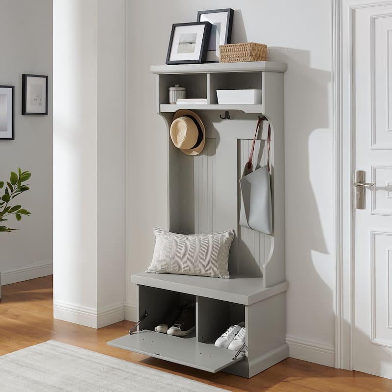 Crosley Shoreline Hall Tree - 15.75"x31.5"x64.25"