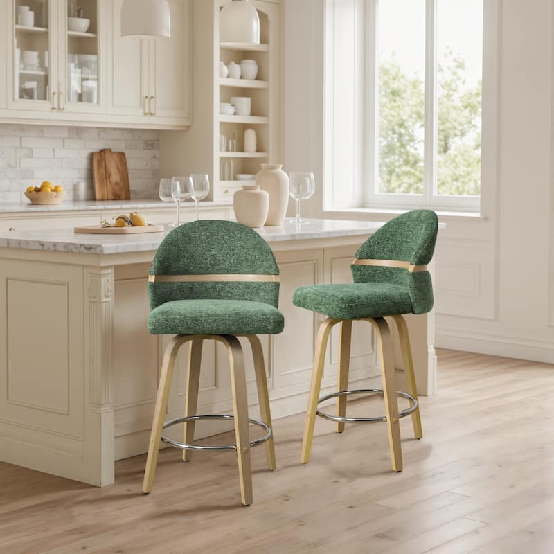 Art Leon Modern Barstool Set of 2
