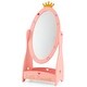 preview thumbnail 1 of 3, Kids Full Length Mirror with 360 Degree Rotatable Design and Shelf-Pink