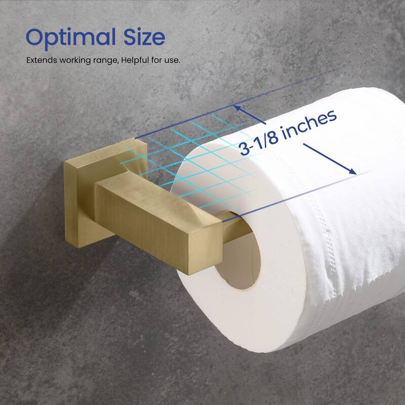 Cube 4-Piece Bathroom Hardware Set