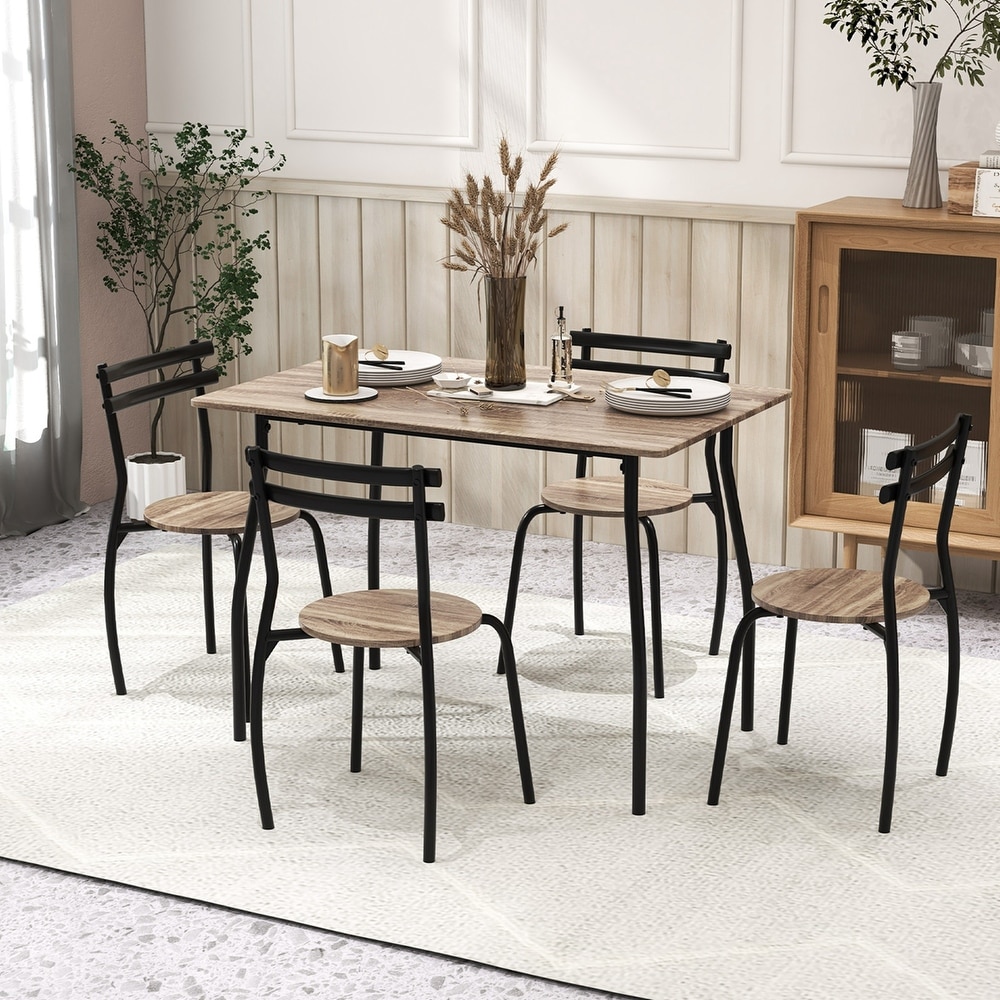 https://ak1.ostkcdn.com/images/products/is/images/direct/94db7e6cf56fc6584abaf8937938d12937d527f5/Costway-5PCS-Dining-Table-Set-4-Chairs-Wood-%26-Metal-Frame-Space-saving.jpg