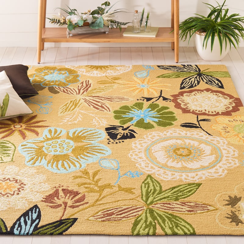 SAFAVIEH Handmade Four Seasons Calli Floral Rug