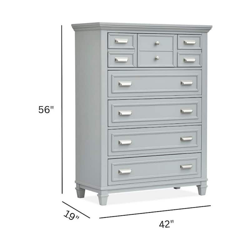 Magnussen Home Charleston Harbor Gray Drawer Chest