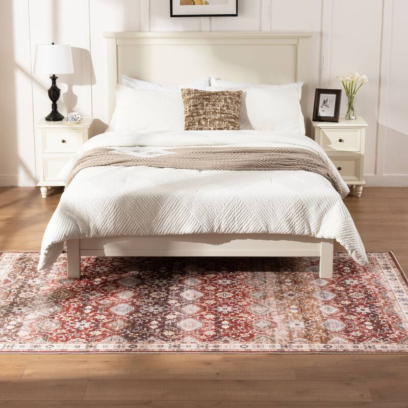 Soft and Non-Slip Machine-Washable Foldable Multi-Use Area Rug