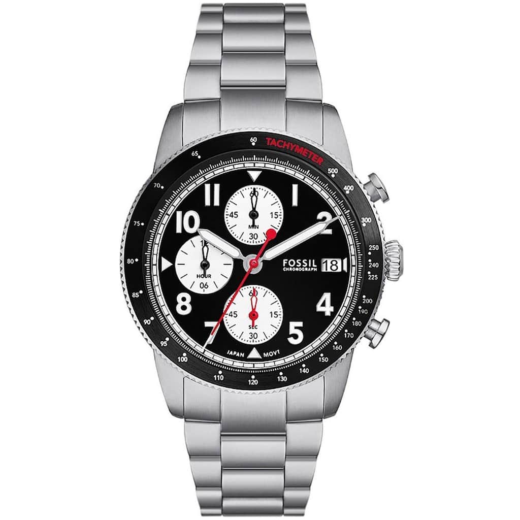 Fossil Men's Sport Tourer Black Dial Watch - FS6045 - 6 (36)