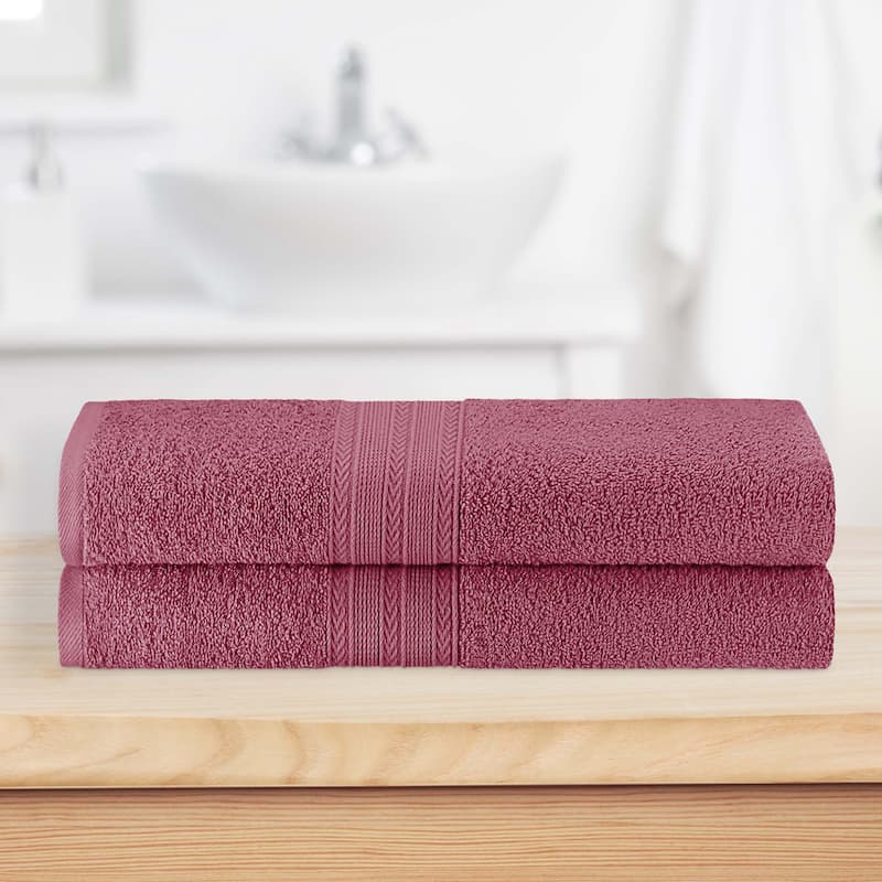 Eco-Friendly Sustainable Cotton Bath Sheet by Superior (Set of 2)