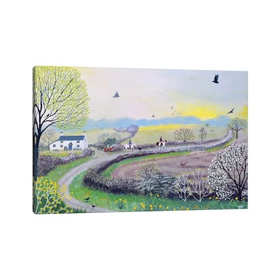 iCanvas "Early Morning Ride" by Jo Grundy Canvas Print