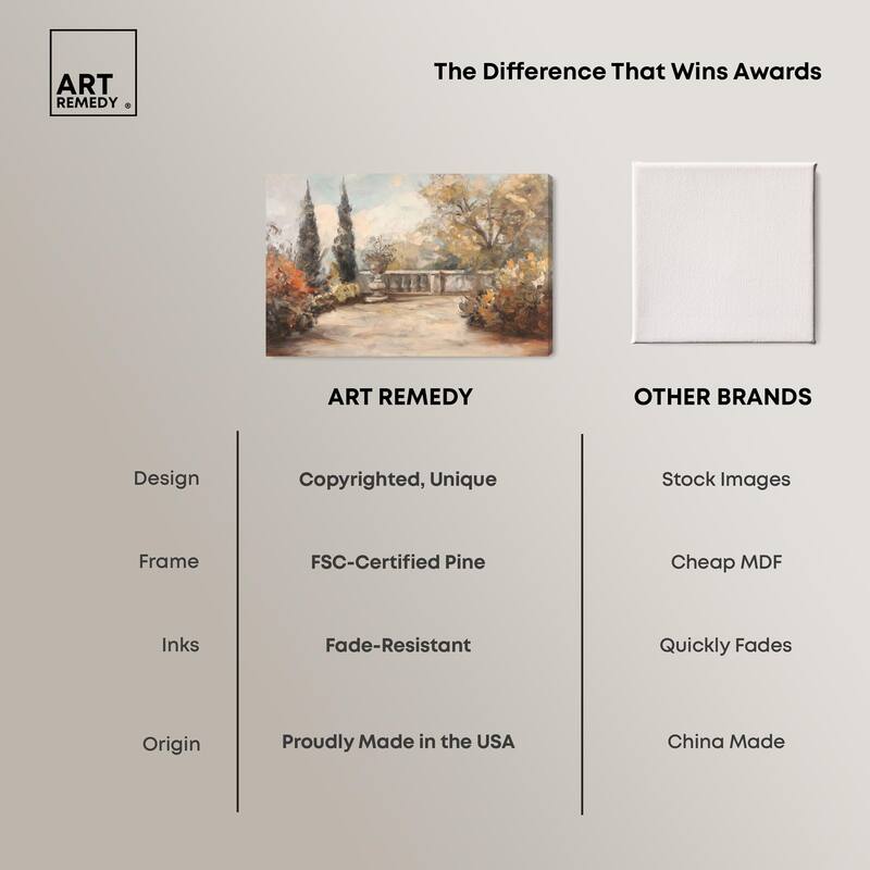 Autumnal Arbor Canvas by Art Remedy, Gallery Wrapped