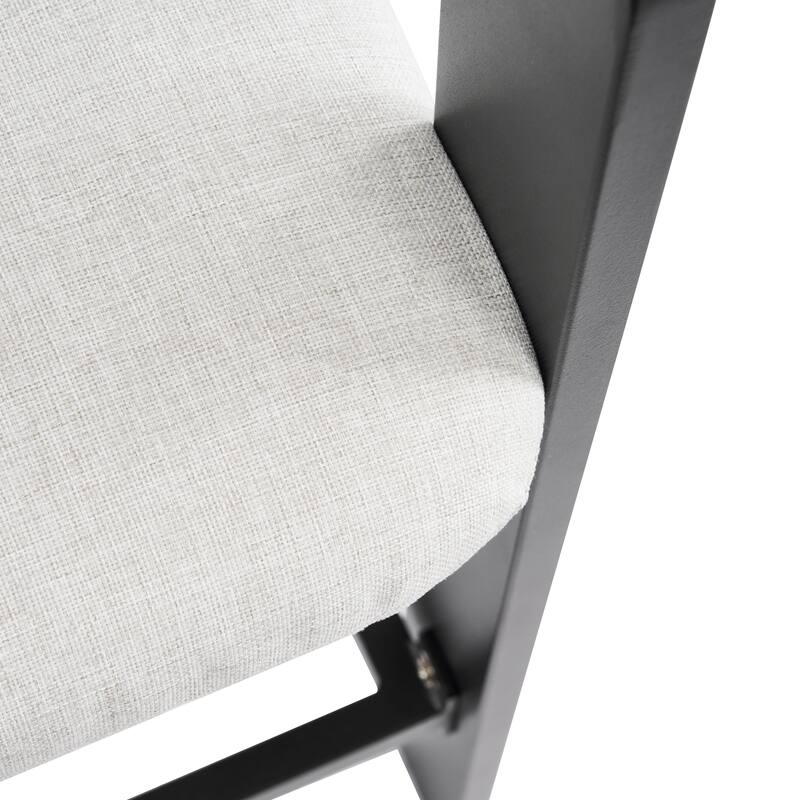 Christopher Knight Home - Pula Outdoor Modern Aluminum Counter Stools - Bar Chairs with Fade-Resistant Cushions