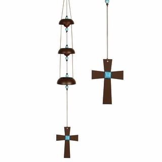 Woodstock Temple Bells® - Rustic, Cross 26"