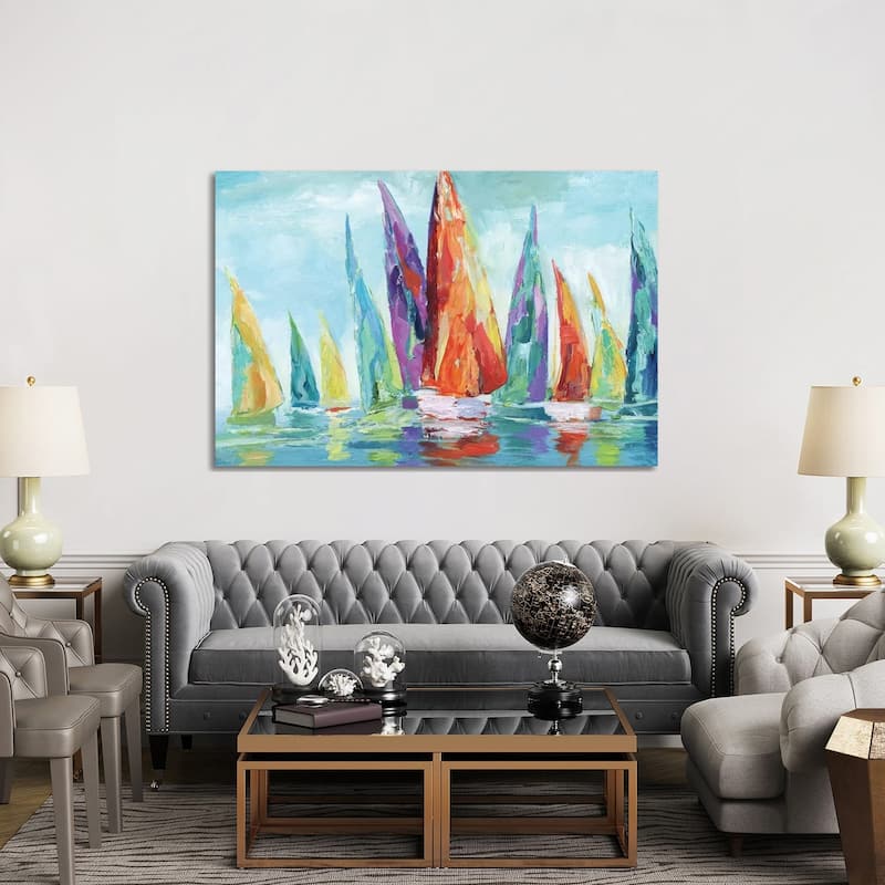iCanvas "Fine Day Sailing I" by Nan Canvas Print