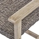 preview thumbnail 36 of 37, Hampton Outdoor Wood/Wicker Club Chair (Set of 2) by Christopher Knight Home