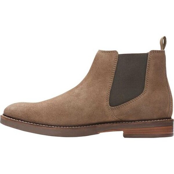 clarks paulson up leather chelsea boot