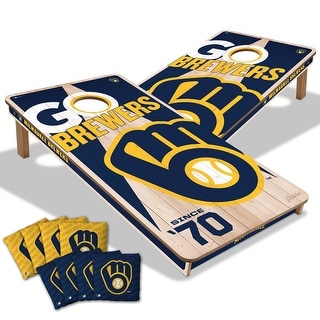 Milwaukee Brewers MLB 2x4 Cornhole Board Set