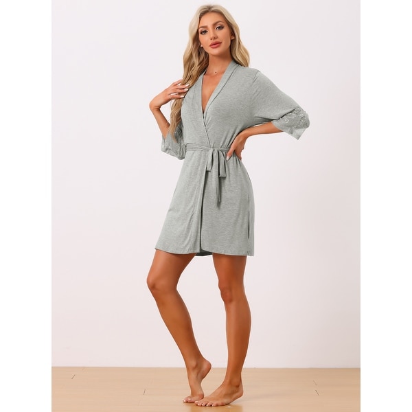 short dressing gown womens