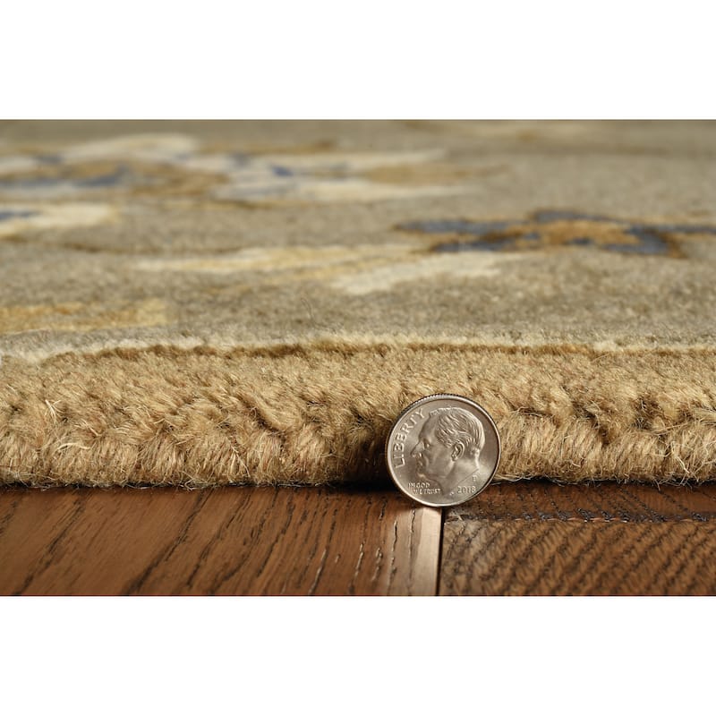 Domani Alexandria Grey Marrakesh Hand-tufted Wool Area Rug