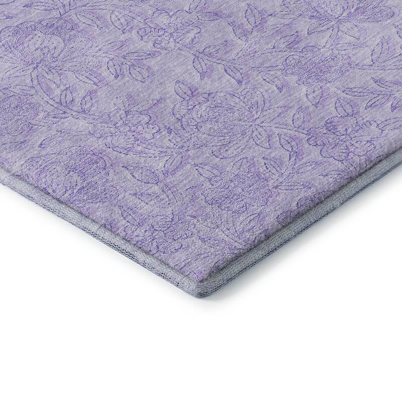Premium Washable Super Soft Muted Floral Mayfield Rug
