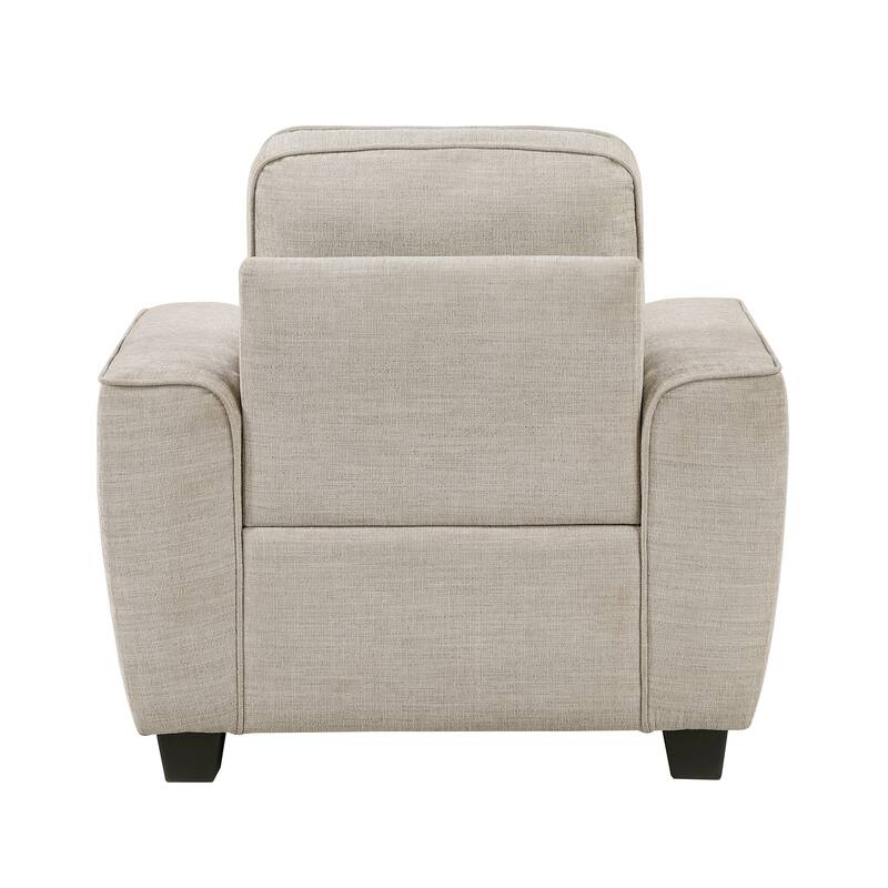 Orson 40" Chenille Accent Chair - Removable Cushion Covers