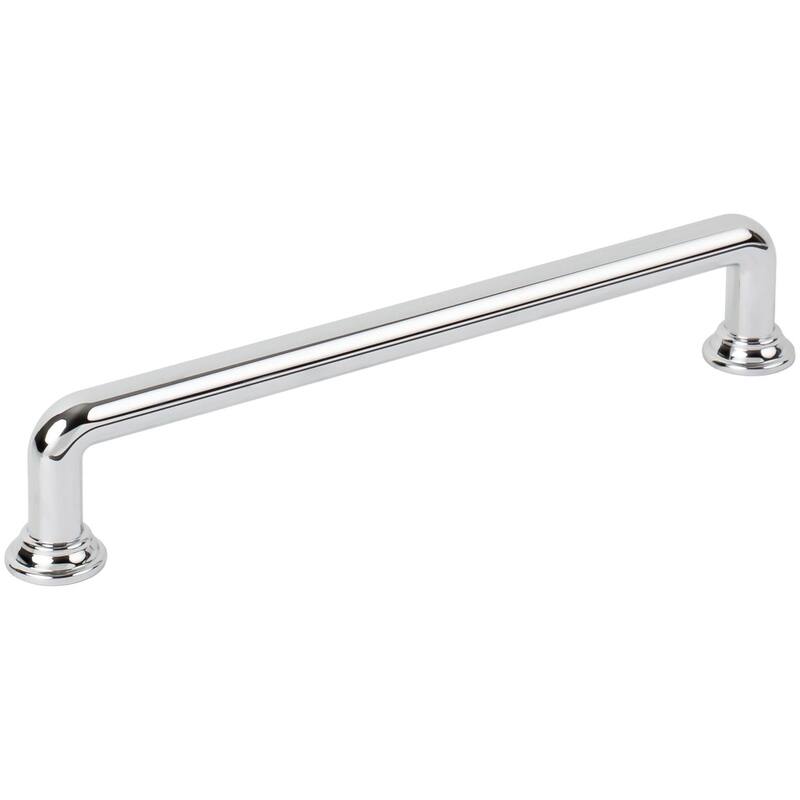 Jeffrey Alexander 387-160 Davis 6-1/4" Center to Center Handle Cabinet - Polished Chrome