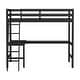 preview thumbnail 43 of 67, Hillsdale Caspian Wood Twin Loft Bed with Desk