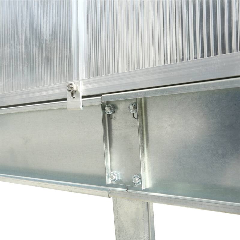 Polycarbonate Greenhouse,Heavy Duty Outdoor Walk-in Green House Kit - 6.3'*10.2'*7'