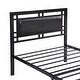 preview thumbnail 9 of 12, Twin Metal Bed Sturdy System Metal Bed Frame, Modern Style