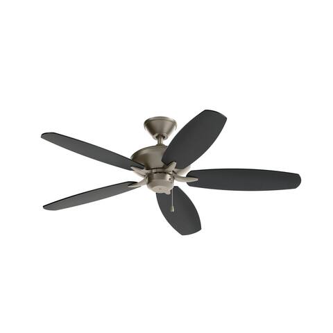 Kichler Renew Patio 52 inch Ceiling Fan Brushed Nickel with Reversible Blades