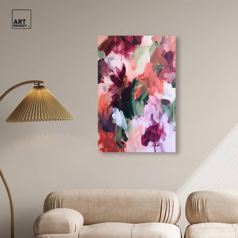 Adelas Garden II Canvas by Art Remedy, Gallery Wrapped