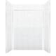 Option Glossy White 3D Hexagon