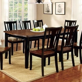 Furniture of America Betsy Jane Country 78-inch Expandable Dining Table ...