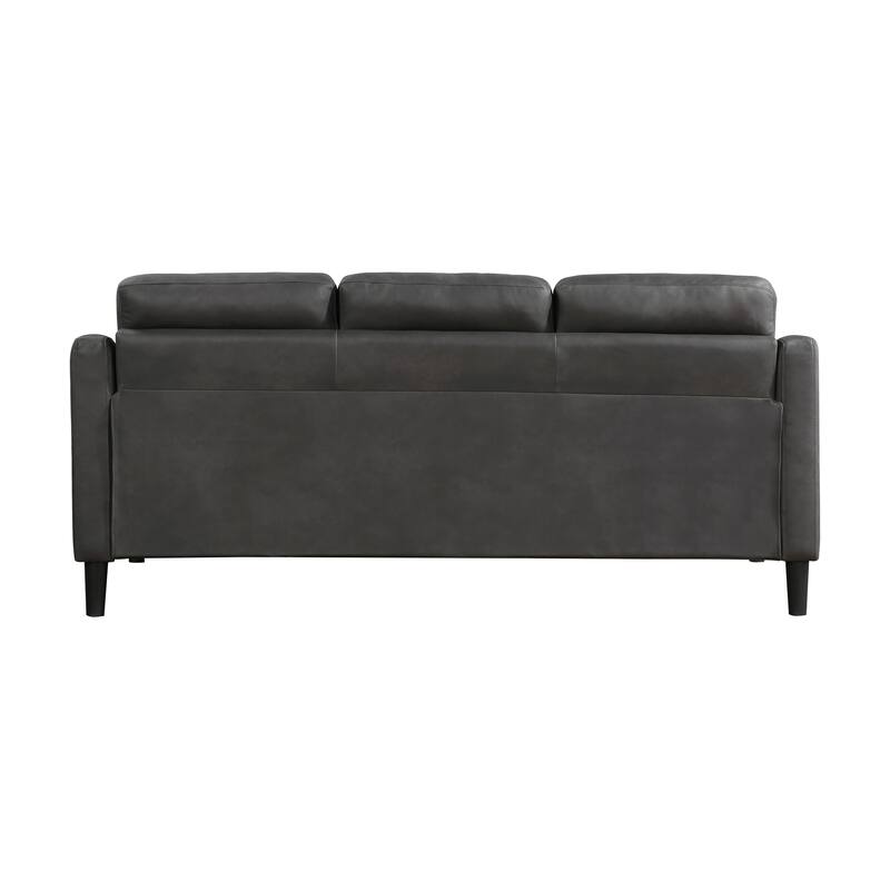 Reagan Polished Microfiber 2-Piece Living Room Sofa Set