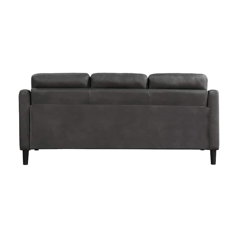Reagan Polished Microfiber 3-Piece Living Room Sofa Set