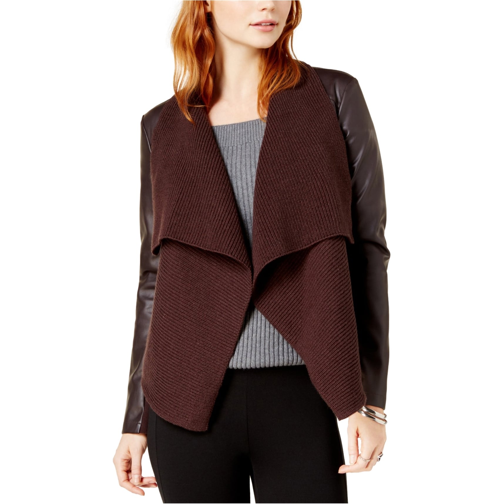 bar iii leather jacket