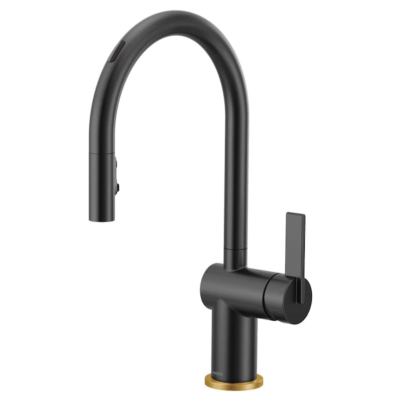Moen 7622EV Cia 1.5 GPM Single Hole Pull Down Kitchen Faucet with