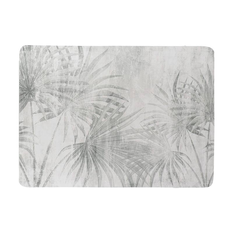 Decorative Bath Mat 24x18 Ultra Absorbent Quick Dry Rug - Palm Breeze