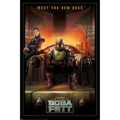 Star Wars Book of Boba Fett Art Poster - 24 x 36 Inch