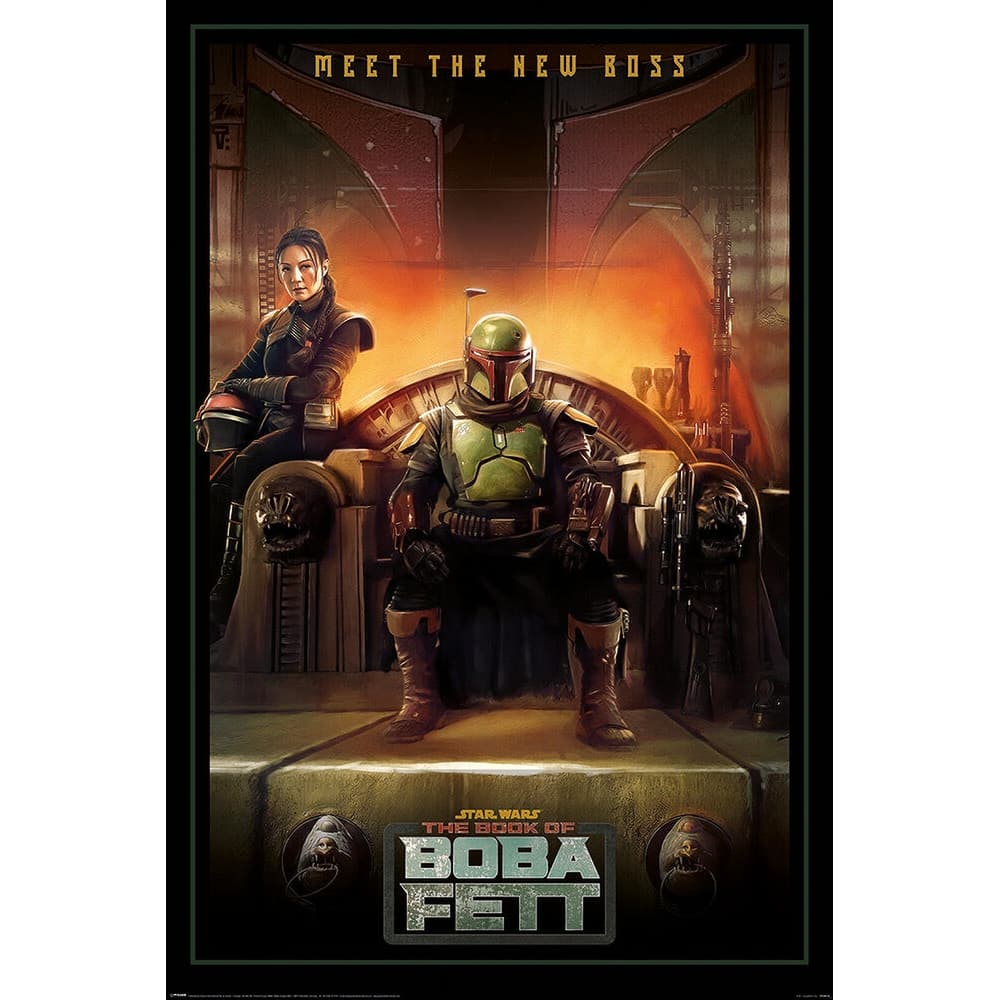 Star Wars Book of Boba Fett Art Poster - 24 x 36 Inch