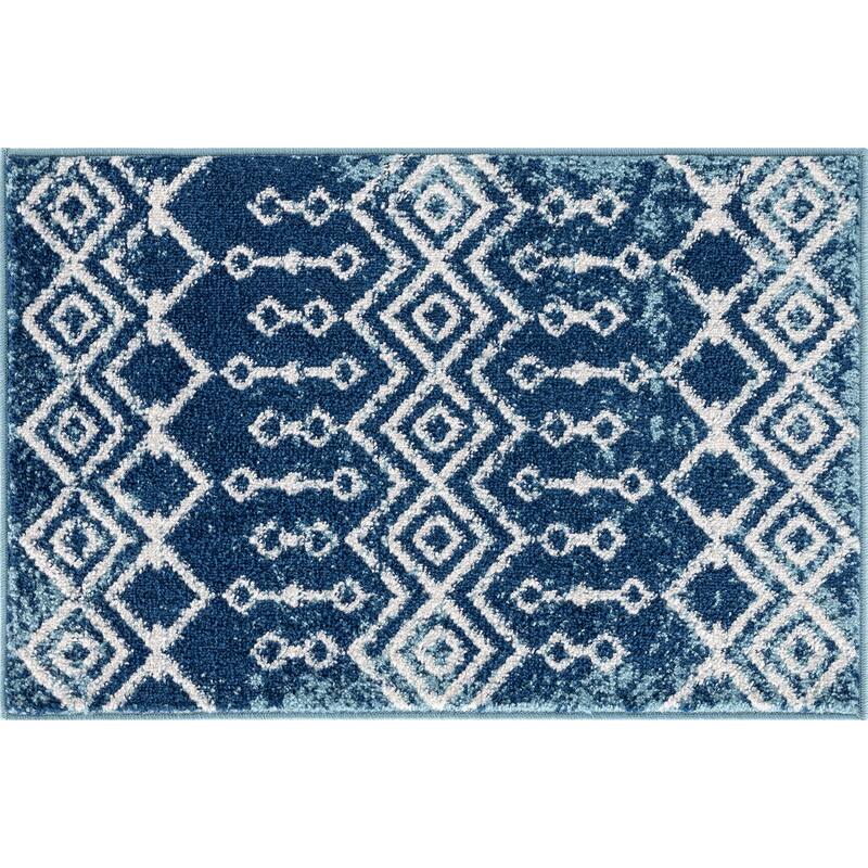 Gematria Moroccan Geometric Indoor Area Rug