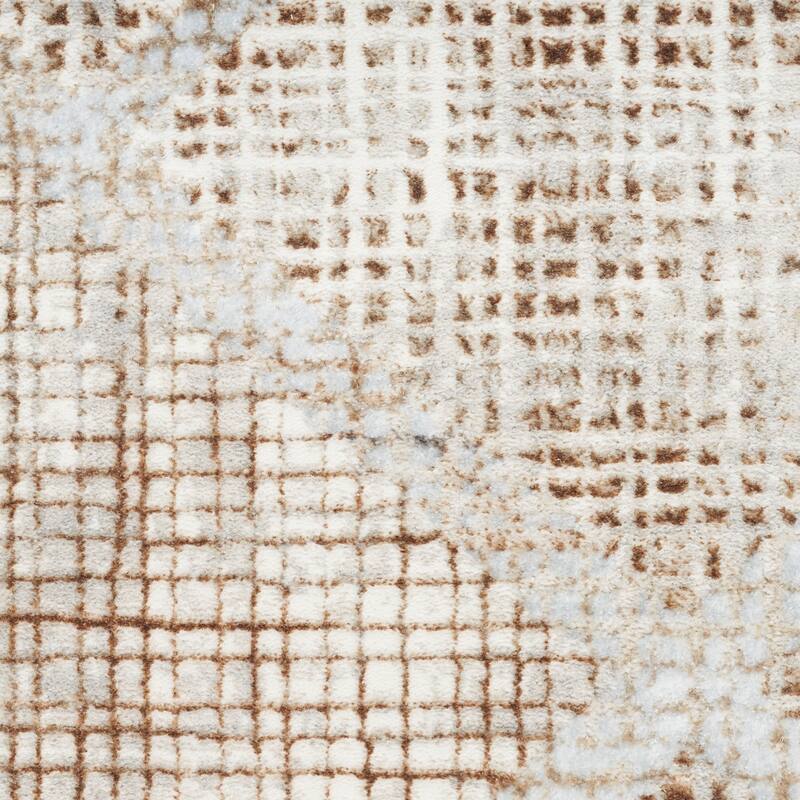 Nourison Home Iliana Indoor only Grey Abstract Area Rug