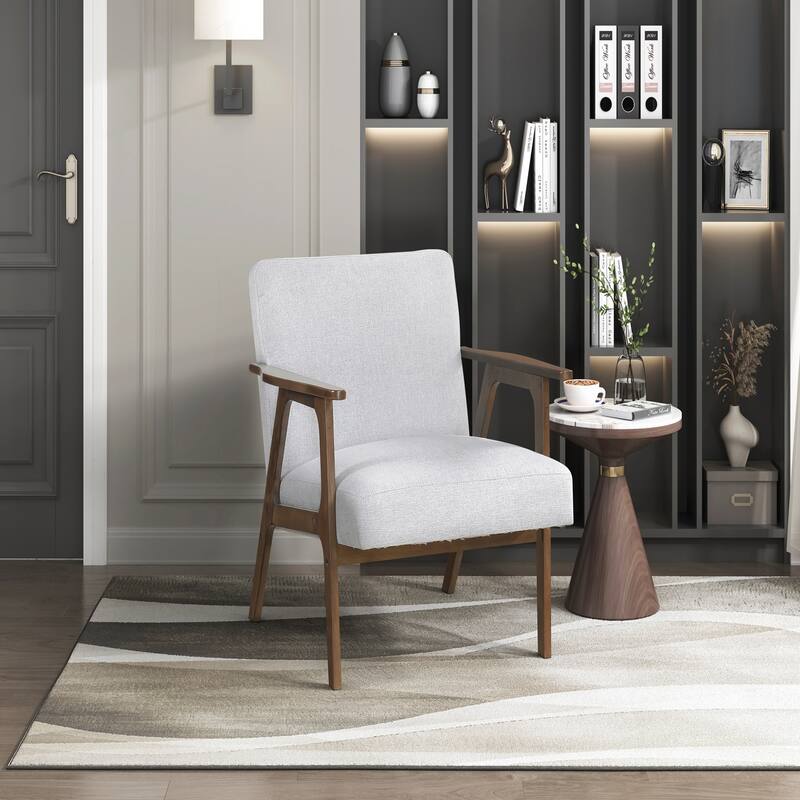 Charming Contemporary Accent Chair for Stylish Living Spaces - Grey