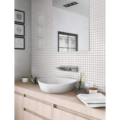 Apollo tile 12" x 12" Colorway Matte White Glass Tile (9.67 sq ft/case) - 10 Pack