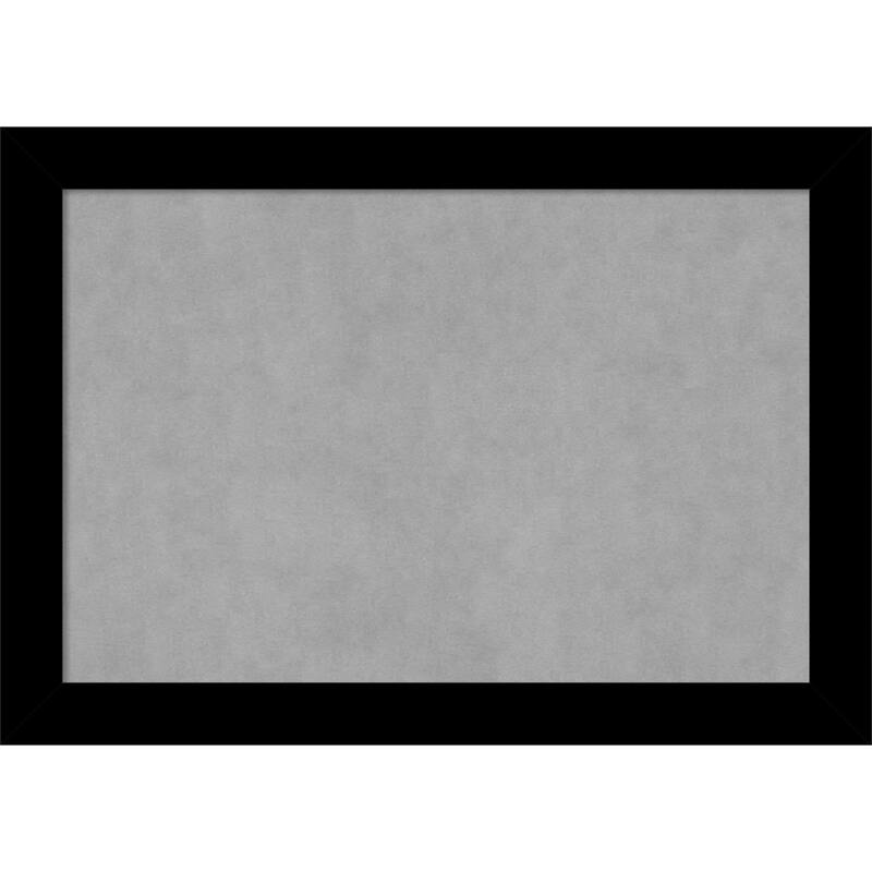 Amanti Art Basic Black Framed Magnetic Board